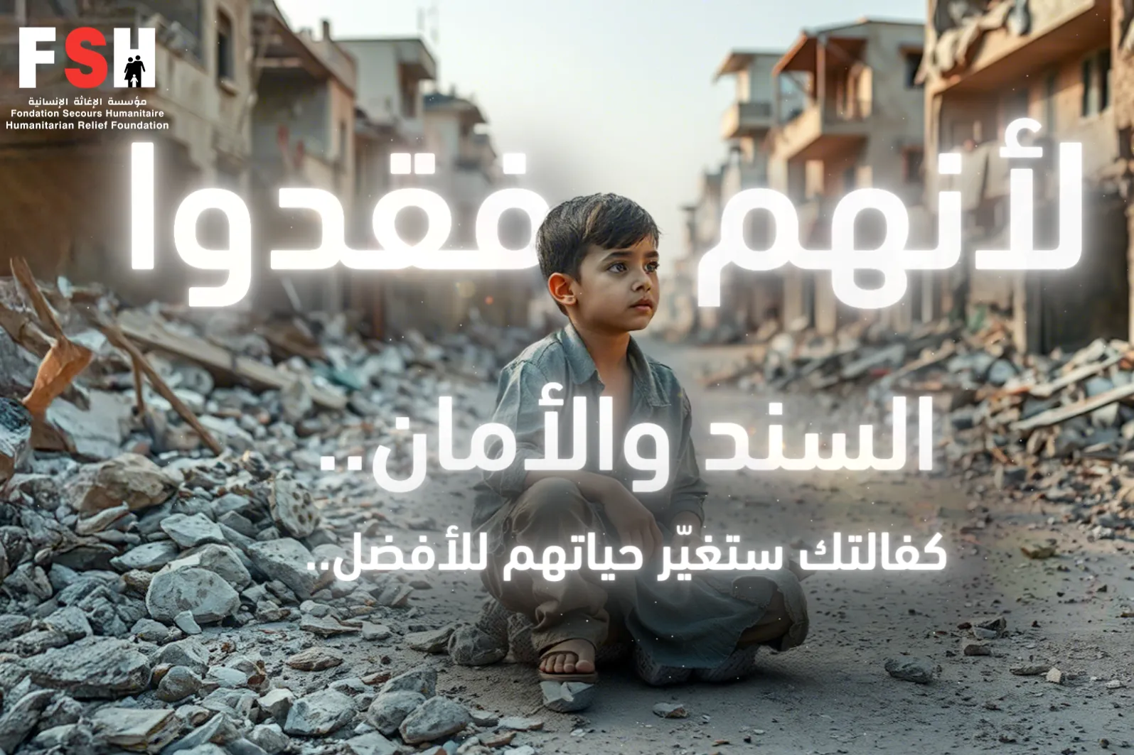 حملة " غراس" لرعاية أيتام حرب ٢٠٢٣ على قطاع غزة